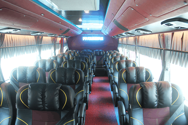 Five Stars Bus Interior Look