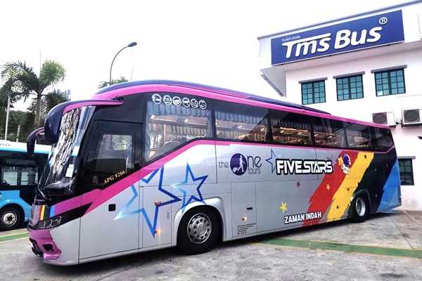 The One Tours & Travel Bus - Purple